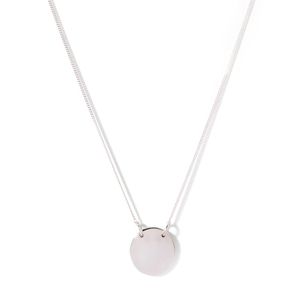 Disc Necklace ( attached to chain )